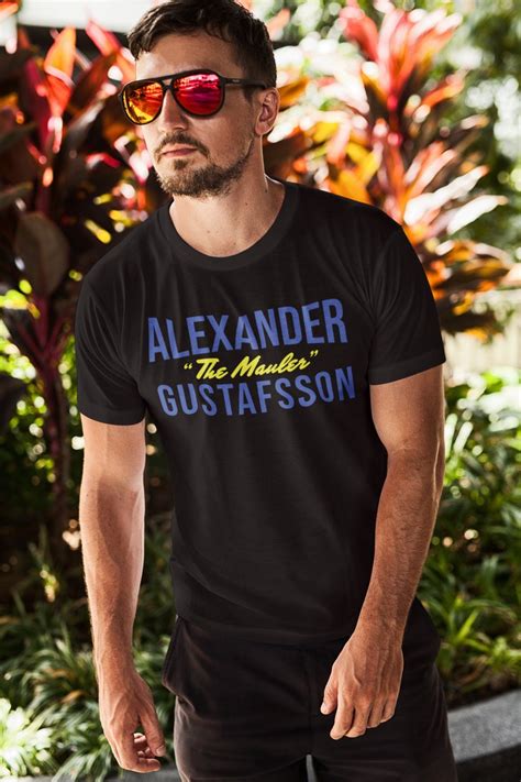 Alexander The Mauler Gustafsson Black Unisex T.